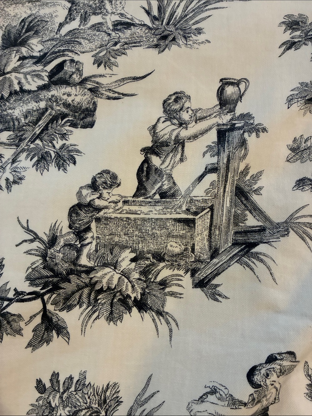 Country Curtains Reversible Toile Duvet Covet